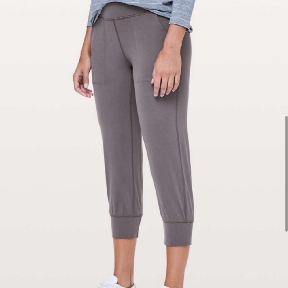 Lululemon Align Jogger Crop 23” Moonphase Purple Gray Size 6 Lounge‎ Athleisure